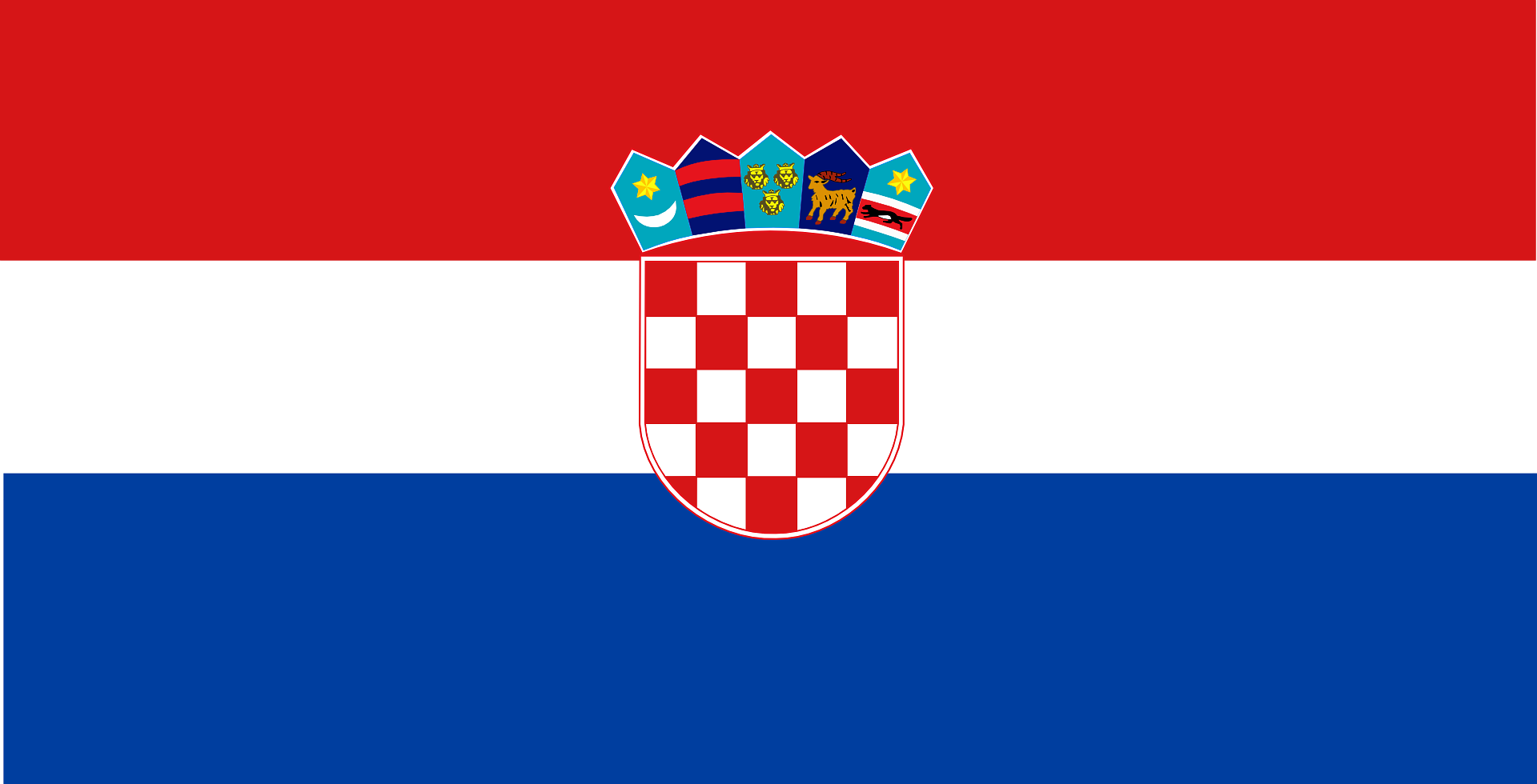 Flagge von Kroatien